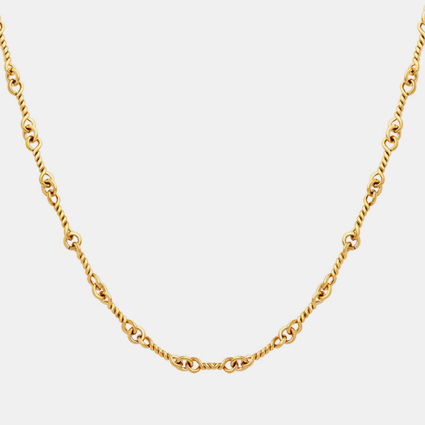 Titanium Steel Chain Link Necklace