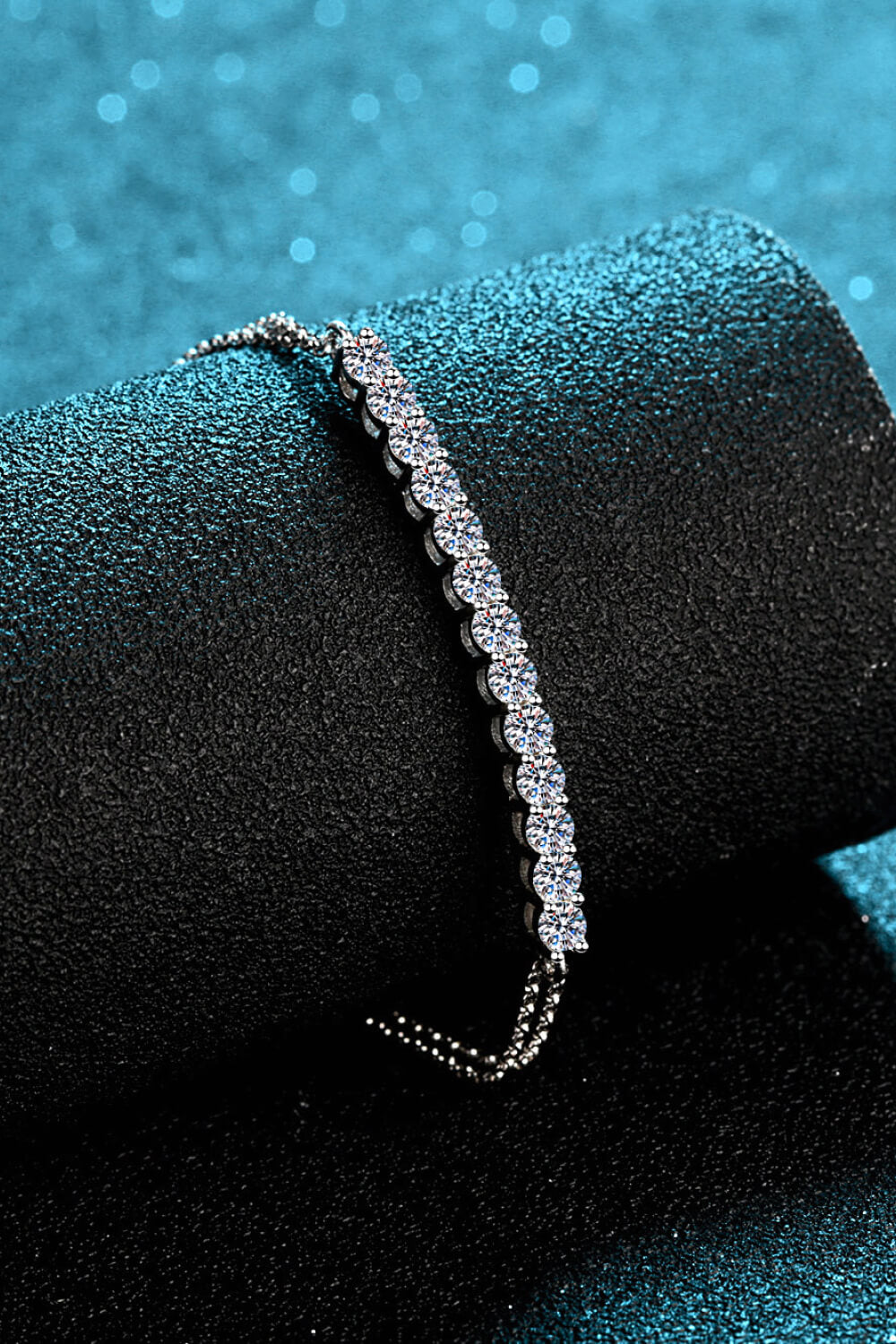 Bezauberndes Moissanit-Sterlingsilber-Armband