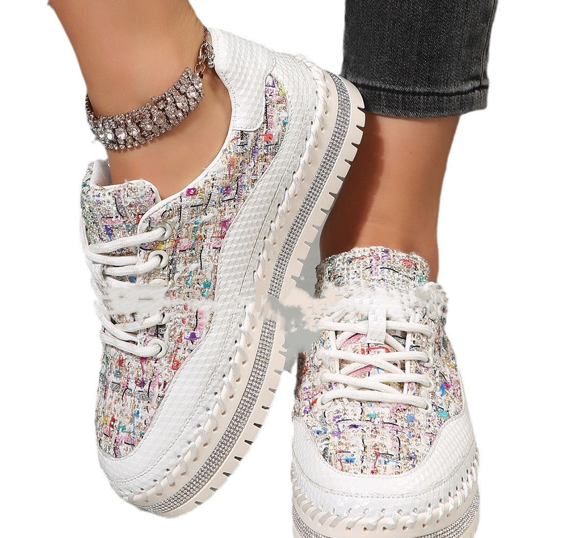 Zapatos de tabla deportivos de personalidad de moda para mujer