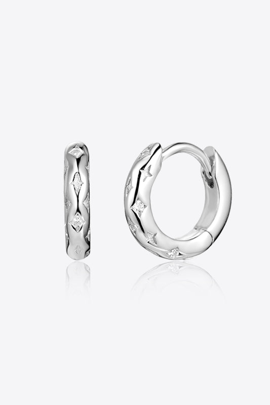 Huggie-Ohrringe aus 925er-Sterlingsilber