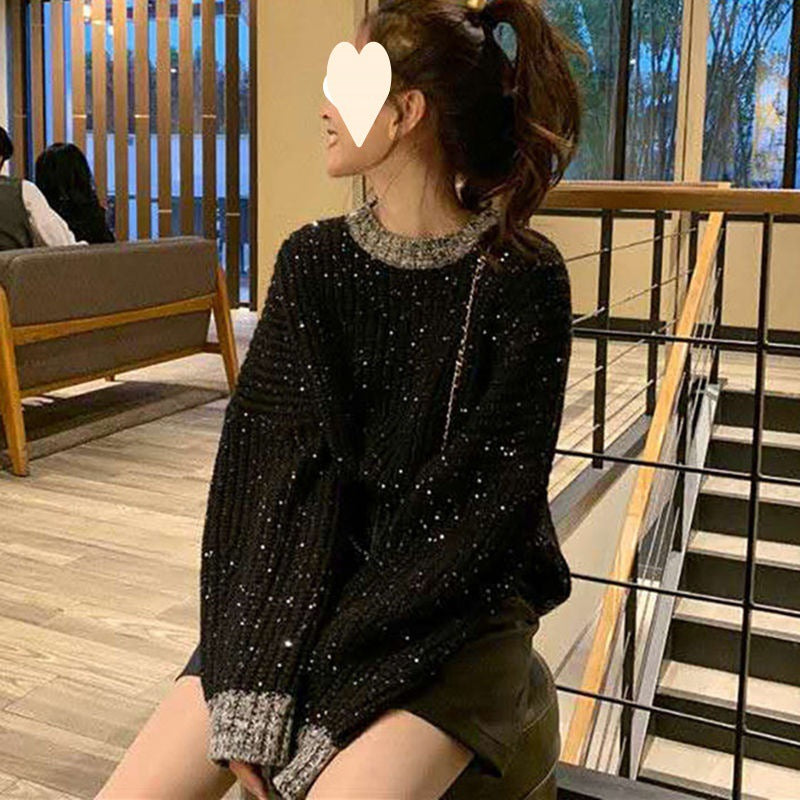 Thread Loose Outer Wear Idle Style Sweater
