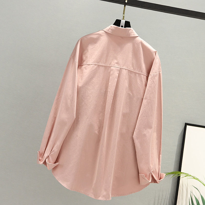 Fashion Women's Solid Color Long-sleeved Bottoming Shirt