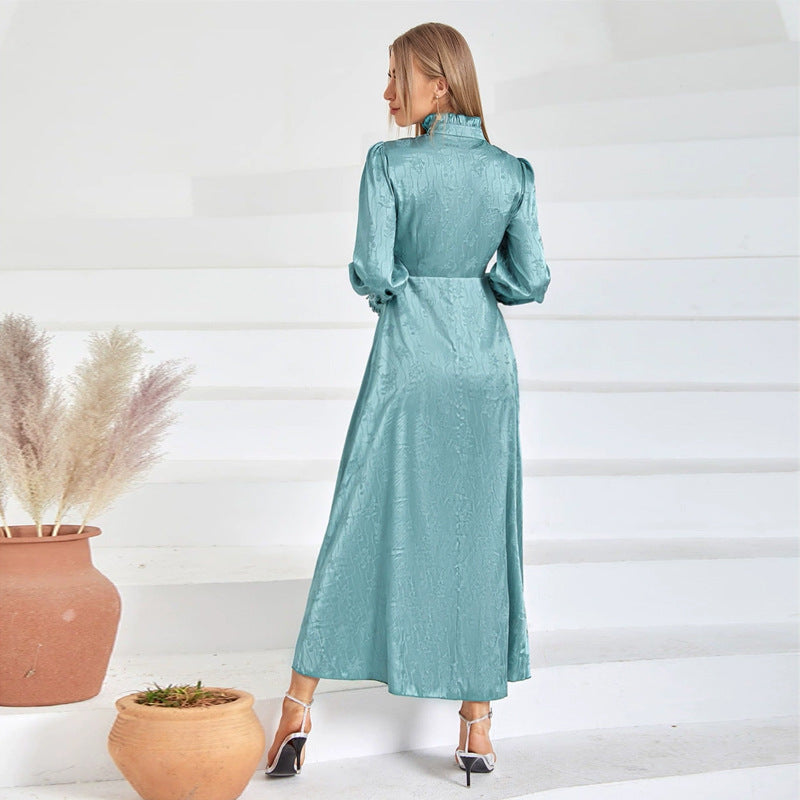 Autumn Fashion Casual Turtleneck Long Dress