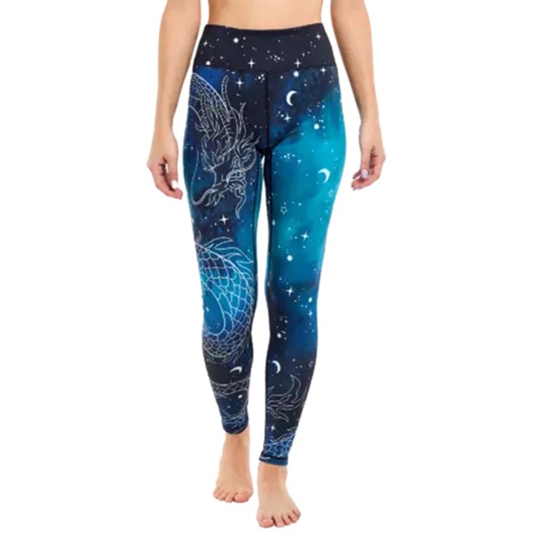 Floral bedrucktes Set Yogahose Pilates Trainingskleidung