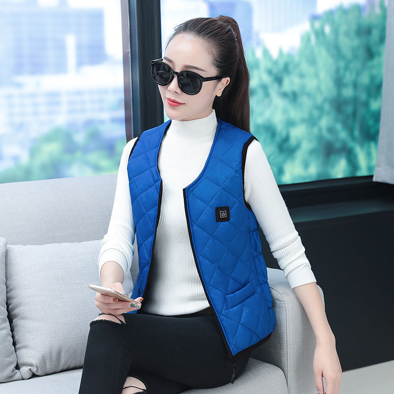 Smart Constant Temperature Heating Sports Vest Women's Jacket Warm Vest