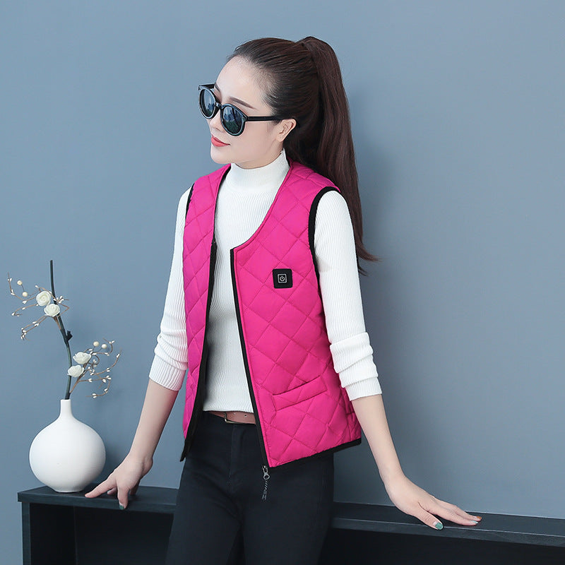 Smart Constant Temperature Heating Sports Vest Women's Jacket Warm Vest