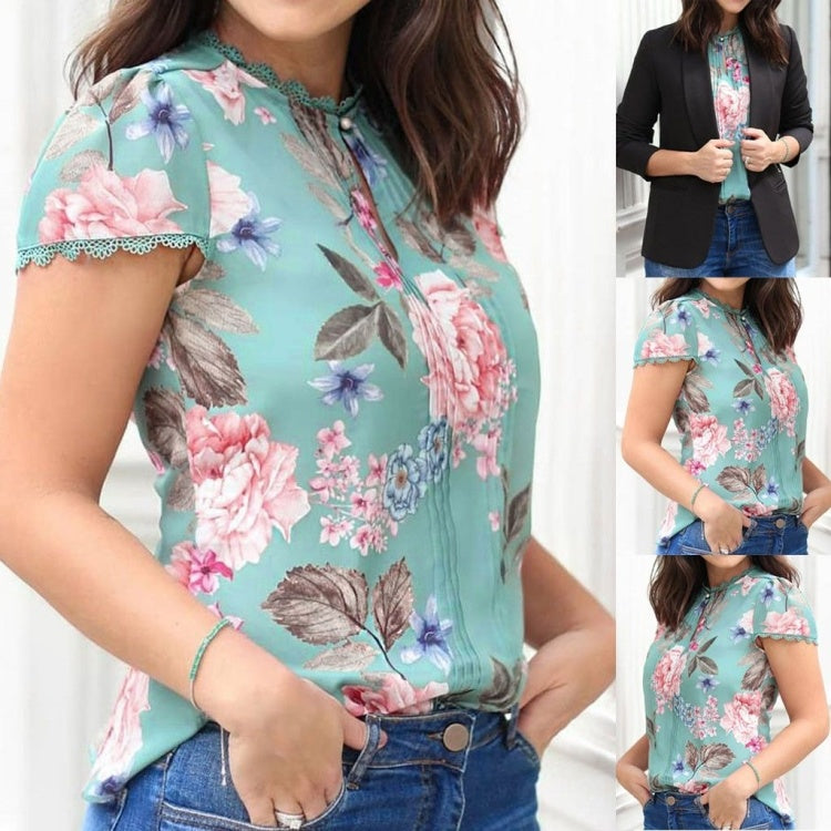 Camiseta elegante estampada para mujer