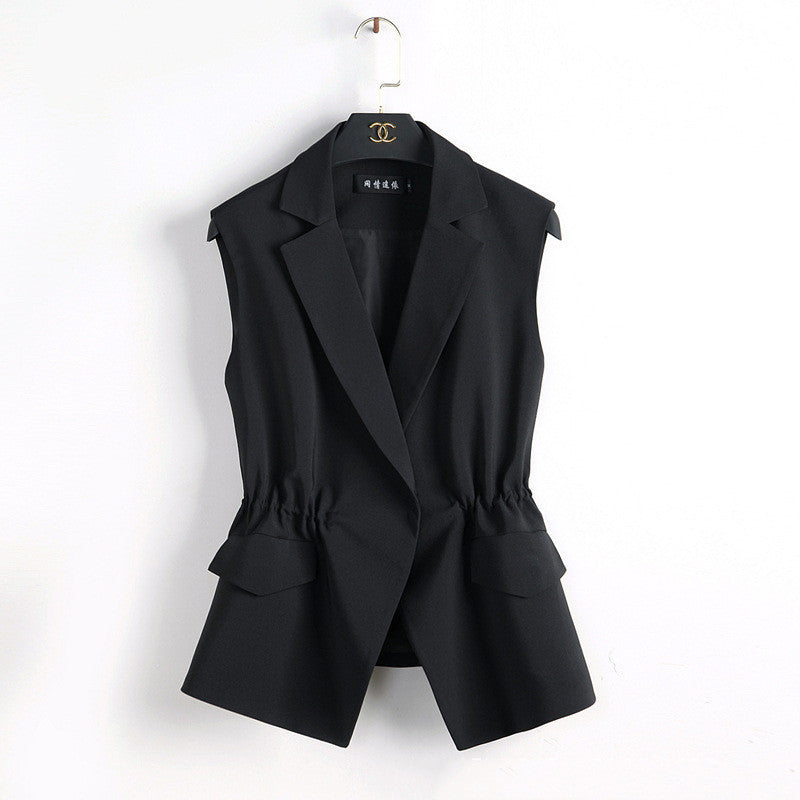 Spring And Autumn New Korean Style Waistcoat Women's Summer Waist