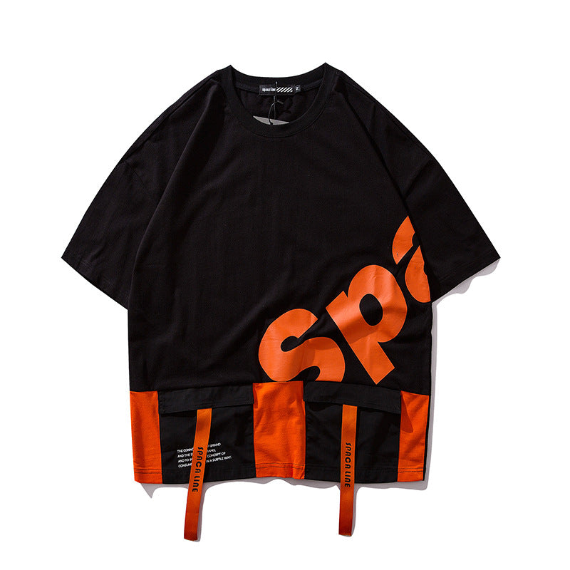 Hip-Hop-T-Shirt im Harajuku-Stil