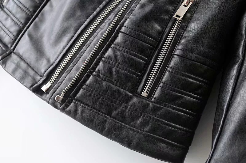 Women's leather motorcycle leather