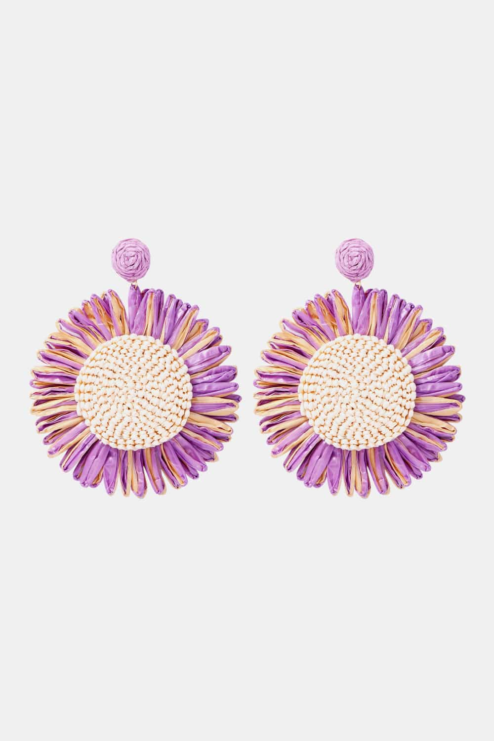 Pendientes colgantes con forma de flor