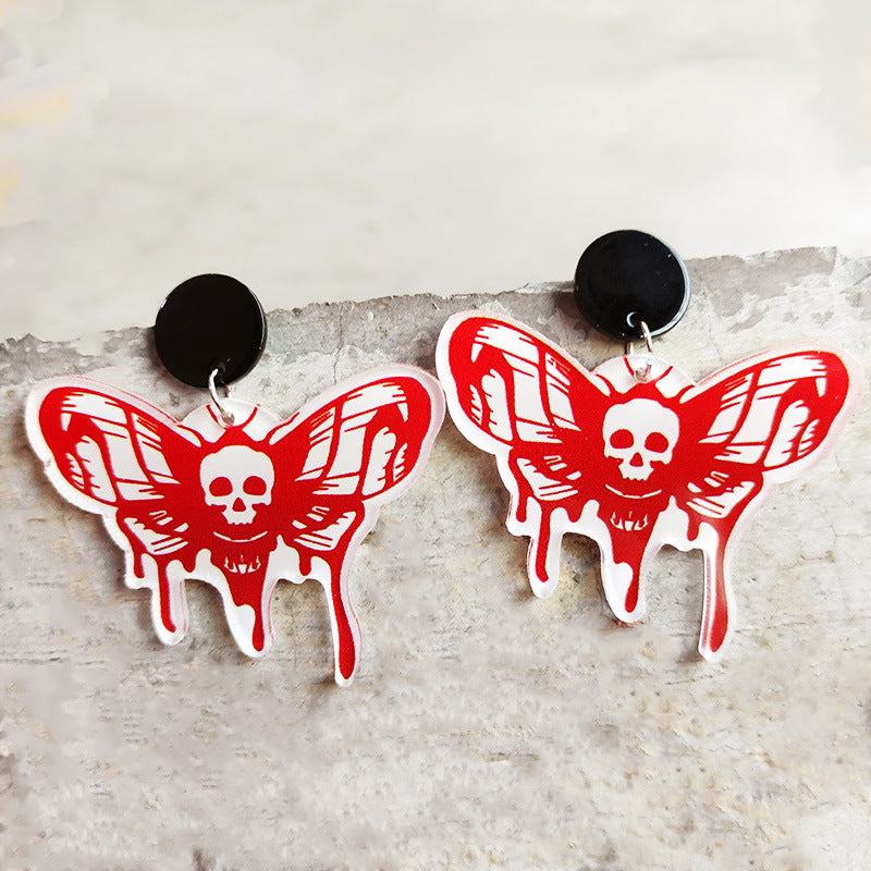 Pendientes colgantes con tema de Halloween