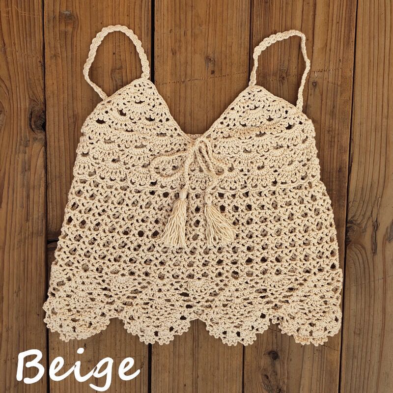 Handmade crochet bikini blouse