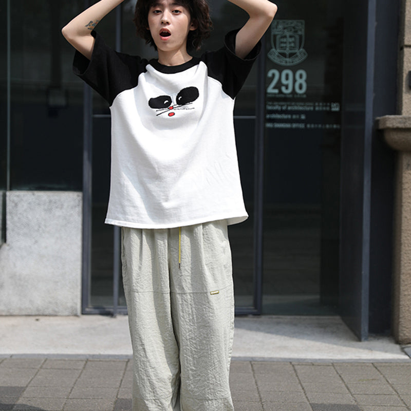 Wool knitted short sleeve