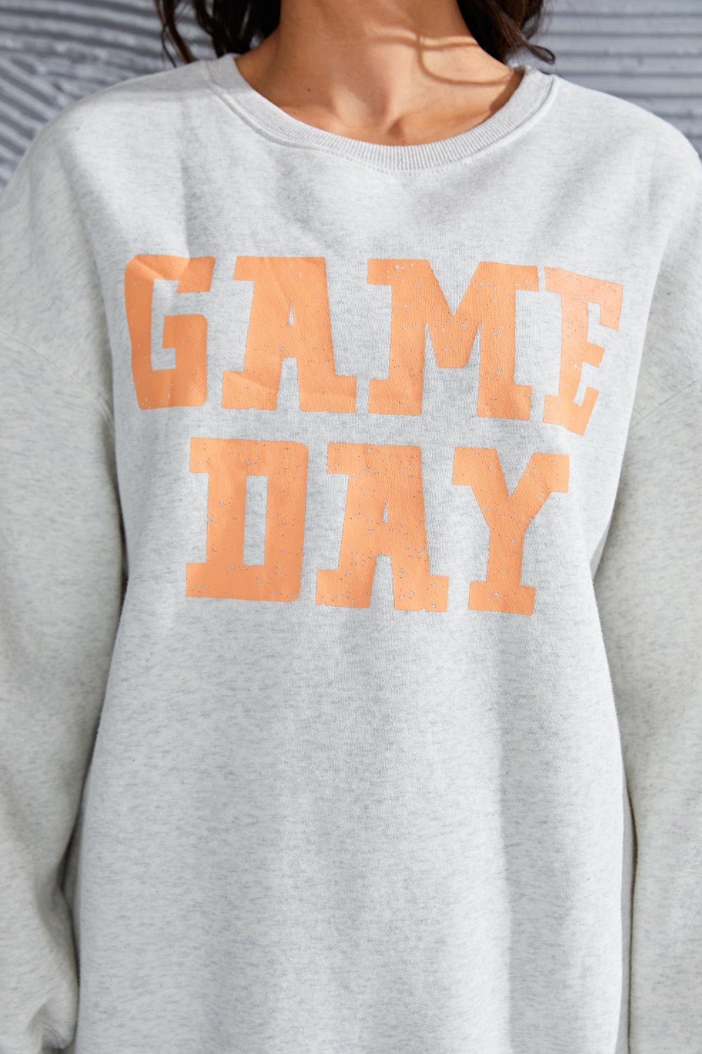 GAME DAY Langarm-Sweatshirt mit Rundhalsausschnitt