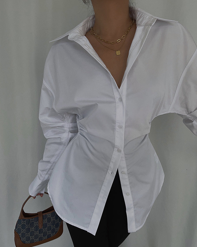 Homemade High-end Custom Cotton Waist Shirt