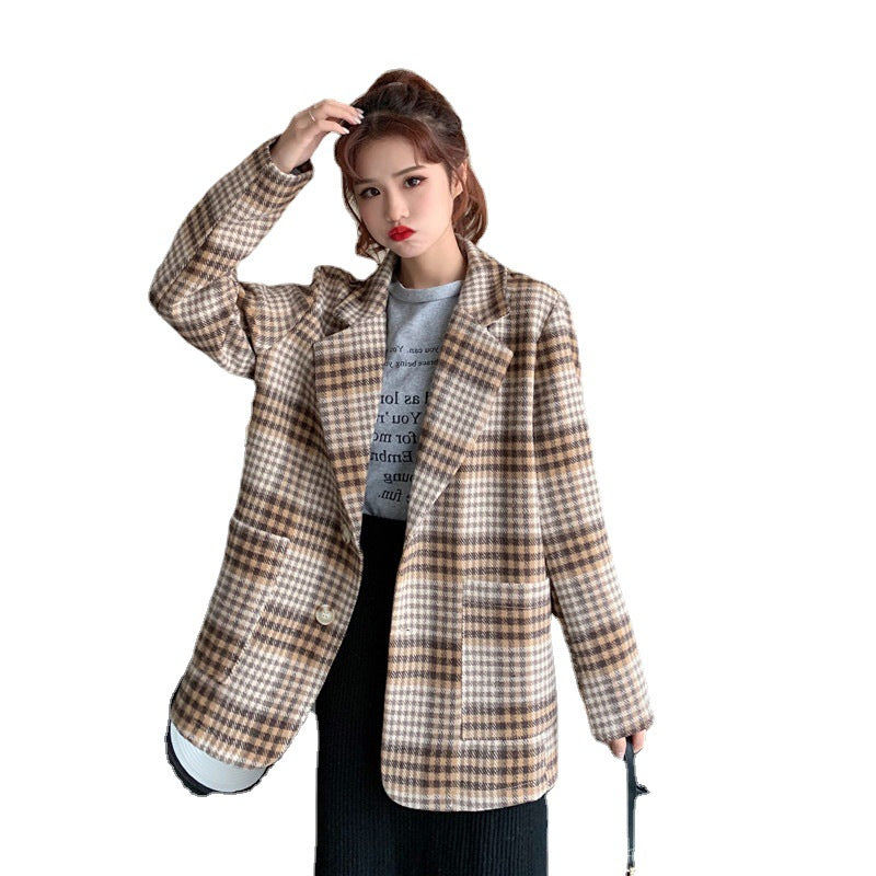 Design Sense Suit Autumn And Winter All-match Jacket Women