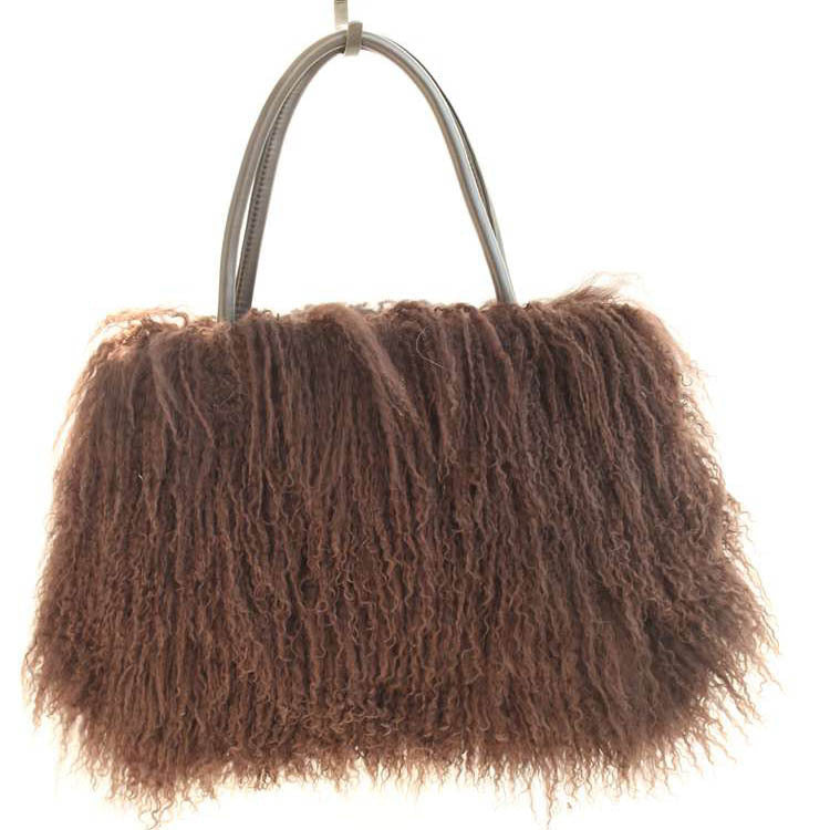 Haining Real Hair Australian Beach Wool Shoulder Bag