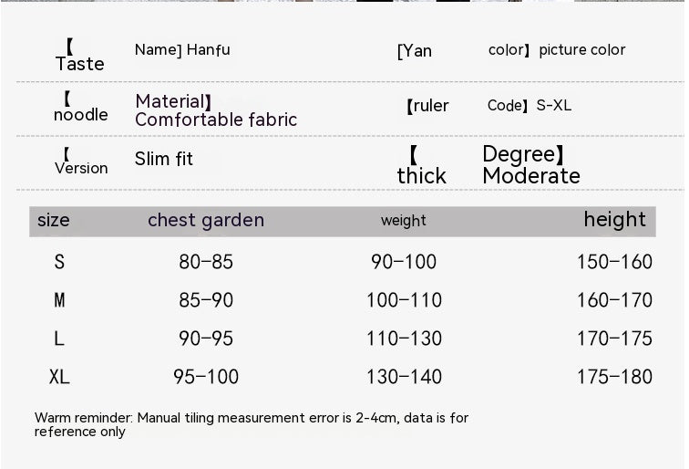 Han Elements Traditionelles Han-Kostüm für Frauen