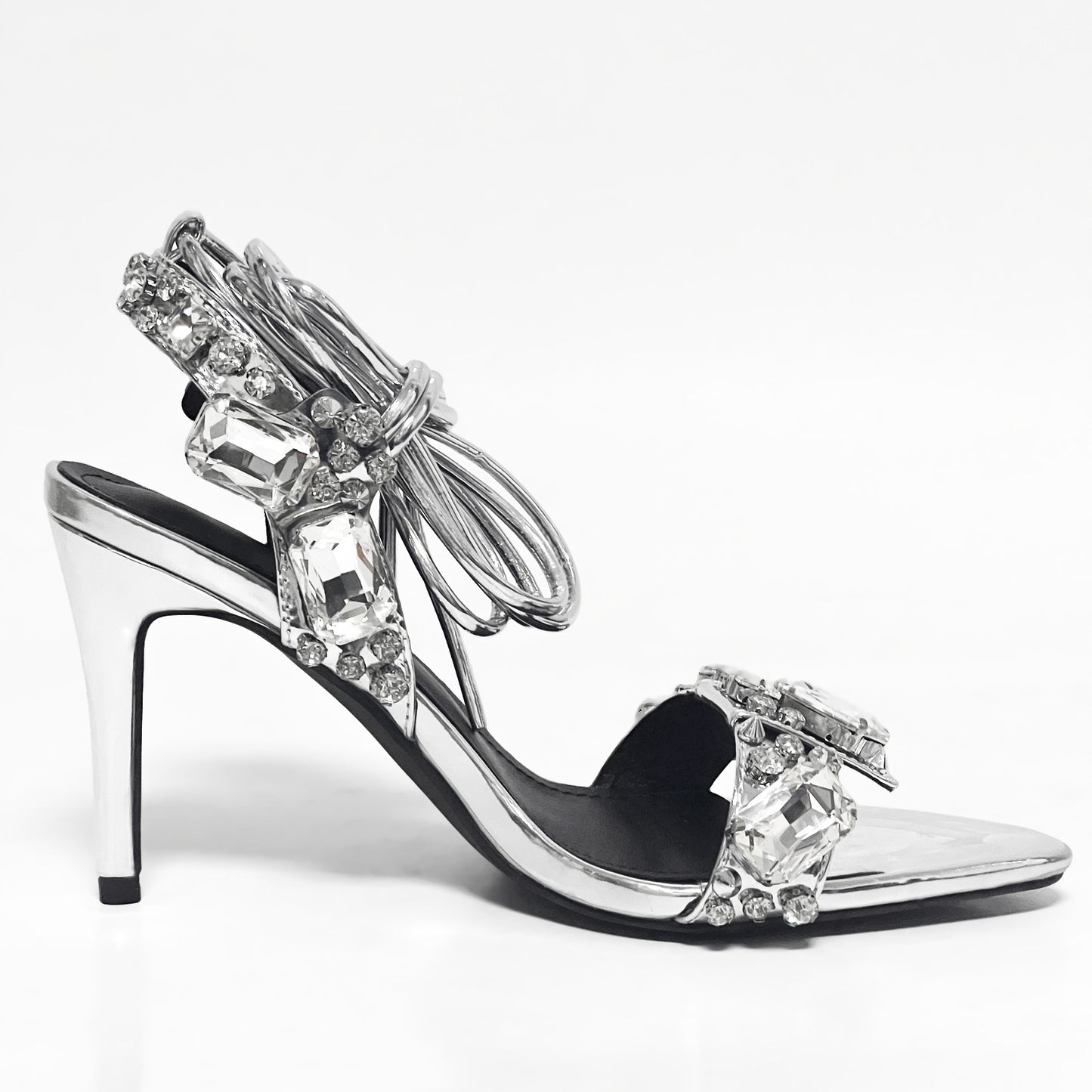 Damenmode Nieten Strass Stilettos