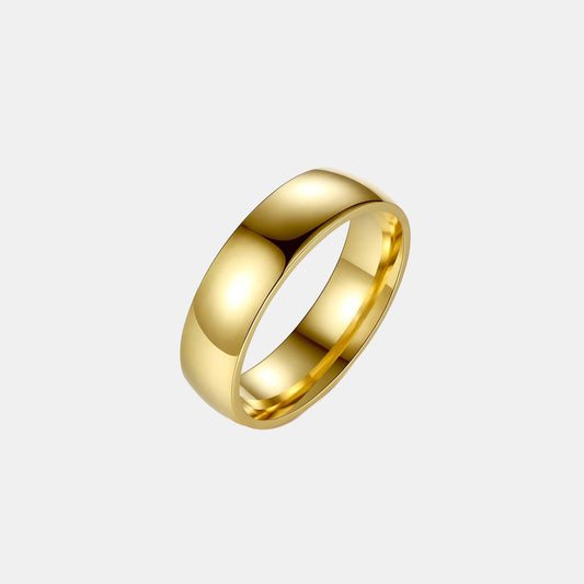 Einfacher Ring aus Titanstahl
