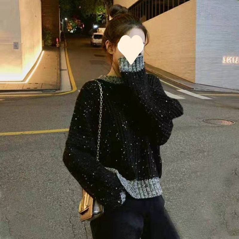 Thread Loose Outer Wear Idle Style Sweater