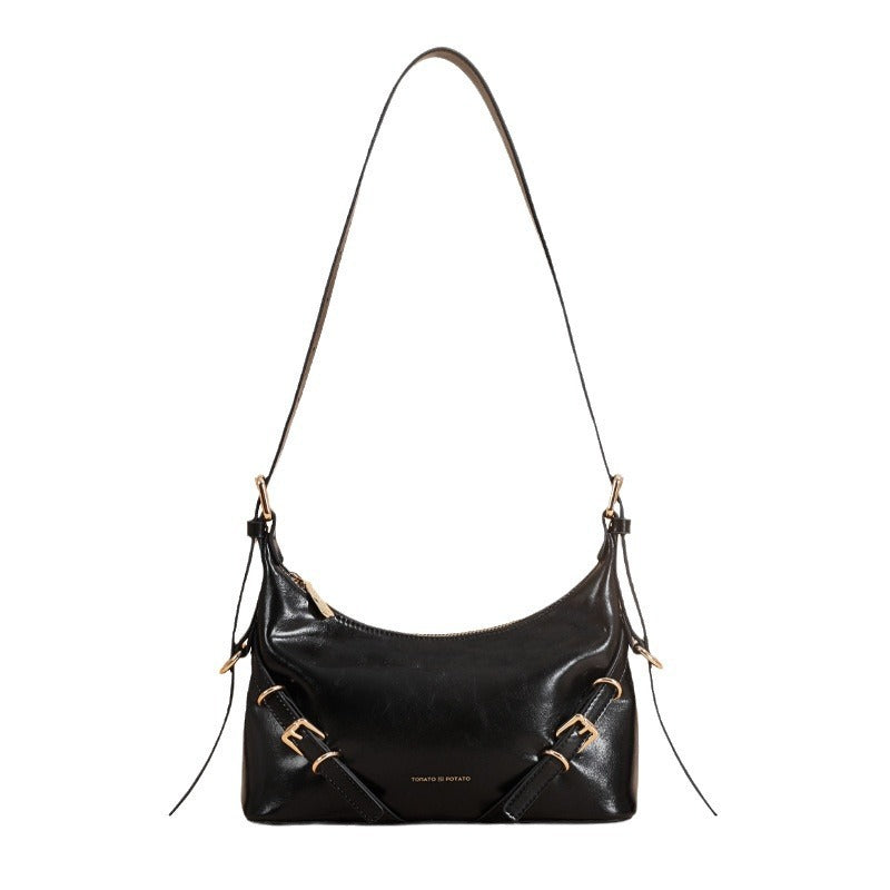 Bolso cruzado para mujer, estilo primaveral, combinable con todo, avanzado, exquisito