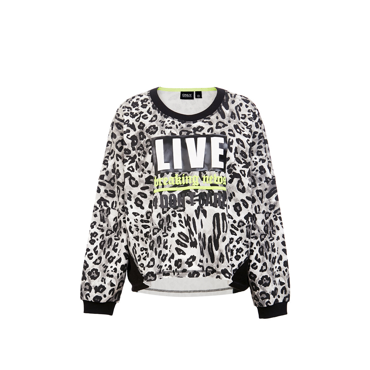 Damen-Sweatshirt mit Buchstaben-Print