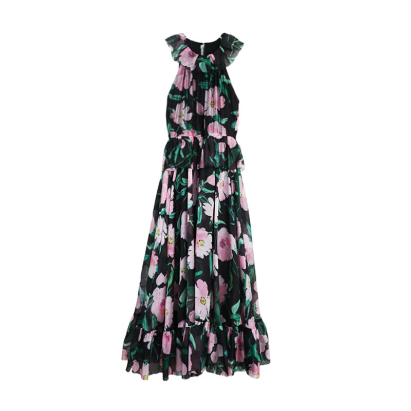 French Tea Break Floral Dress