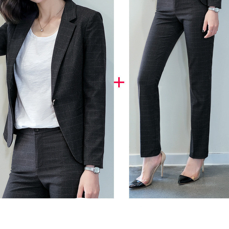 Female OL Commuter Professional Pants Suit