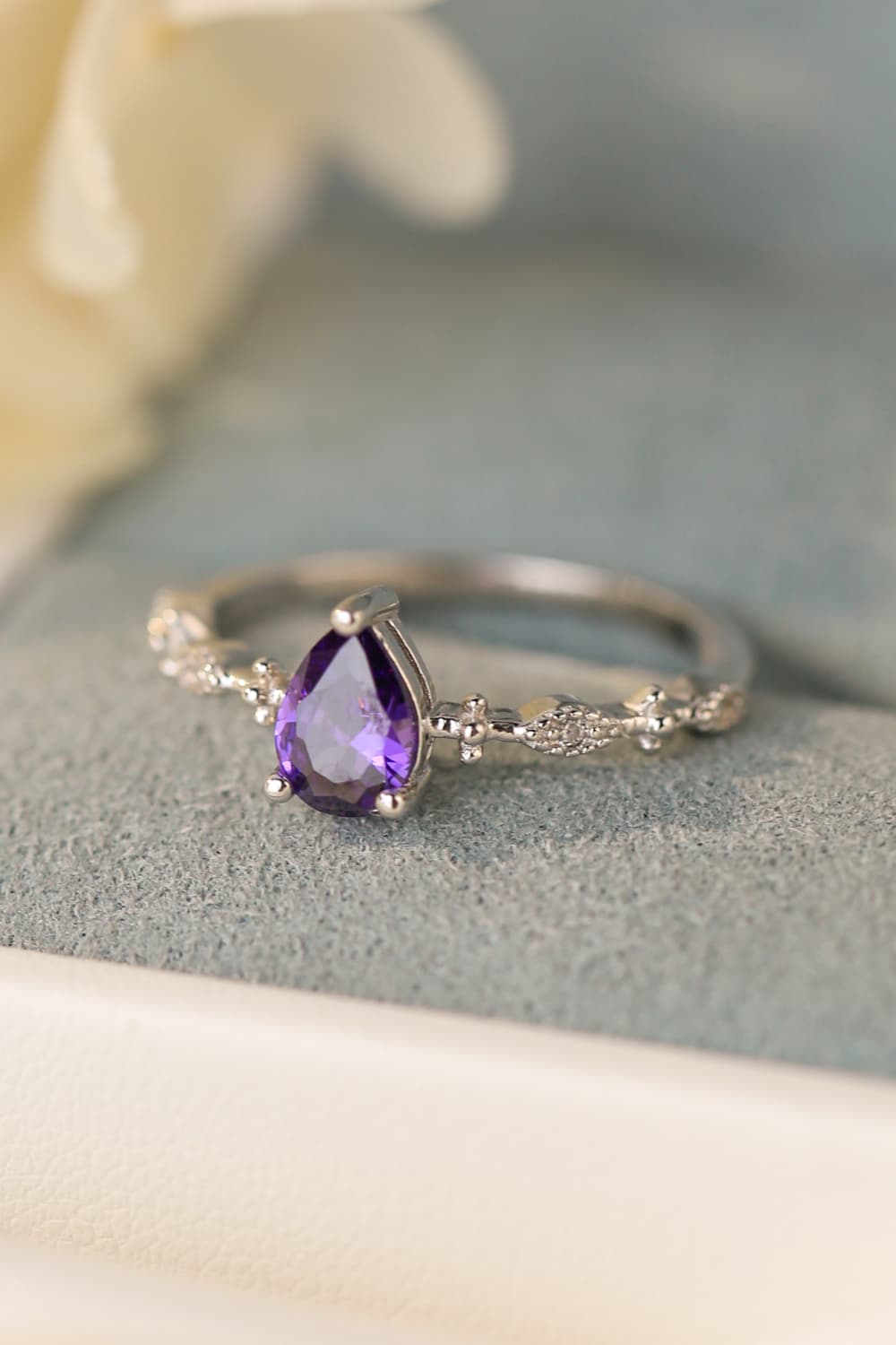 Amethyst-Ring aus 925er Sterlingsilber