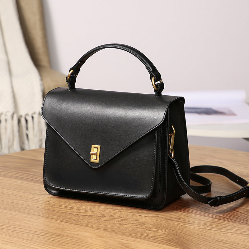 Fashion Retro Leather Handbag Women's