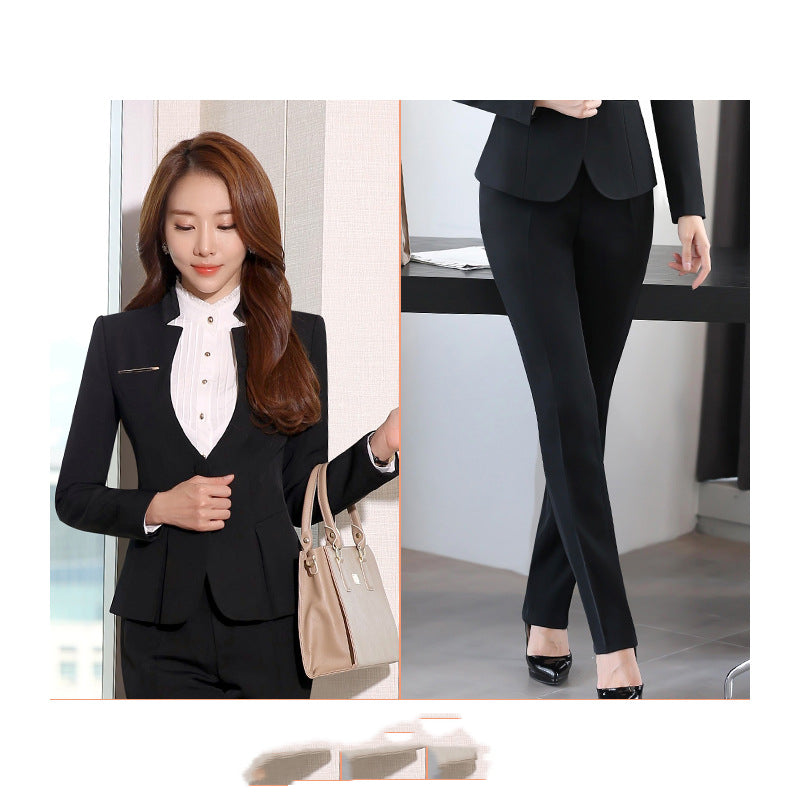 Fashion Slim Ladies Interview Spring And Autumn Small Suit Temperament Sexy