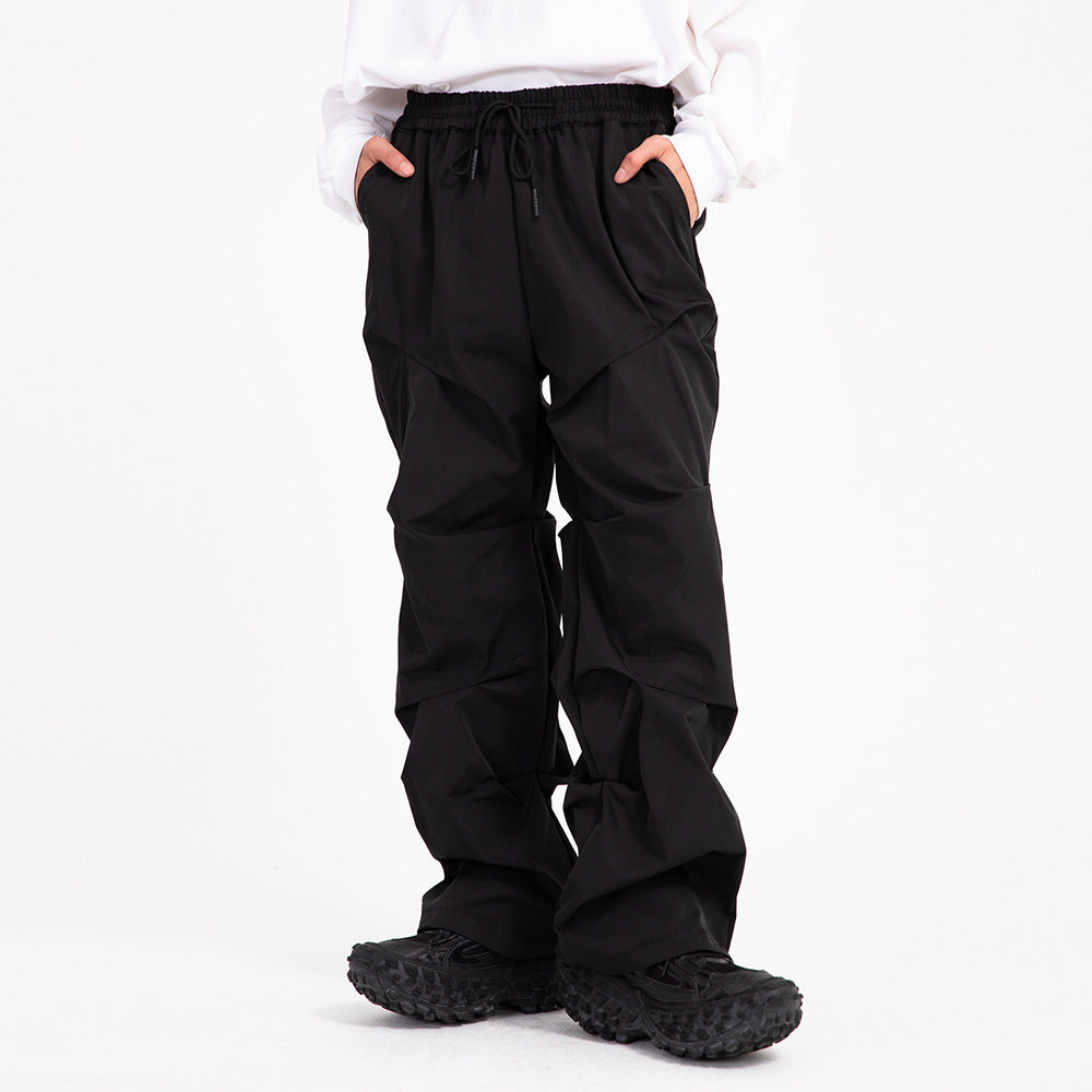 Hip Hop Pleated Design Trousers For Men