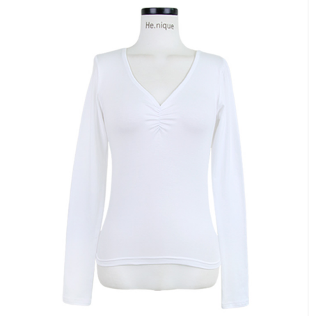 T-shirt Women's Long-Sleeved Bottoming Shirt In Autumn And Winter With A Sexy Tight Top