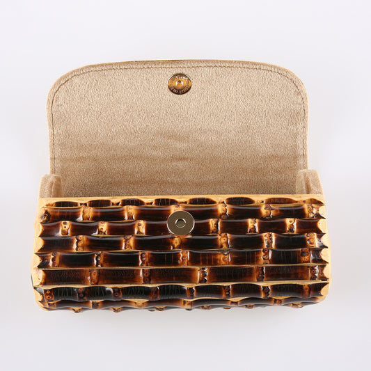 Fashion And Simple Ladies Bamboo Hand Small Square Bag