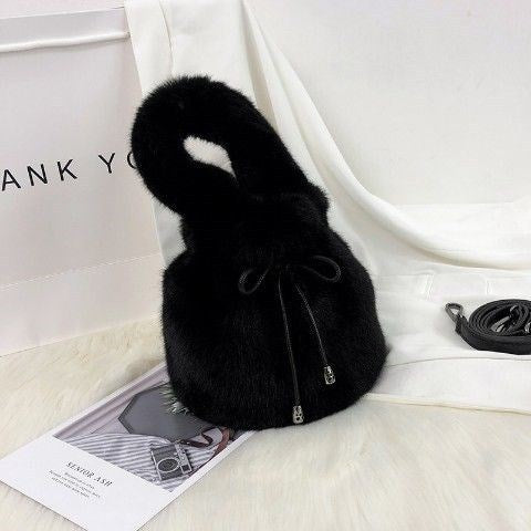 Autumn And Winter Foreign Style Furry Fashion Chain Shoulder Messenger Bag