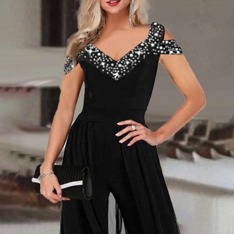 Trägerloser Jumpsuit mit hohem Bund und Kragen für Damen