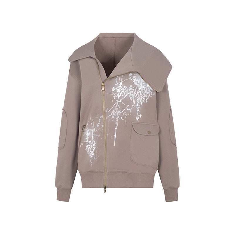 Asymmetric Lazy Style Hoodie For Women