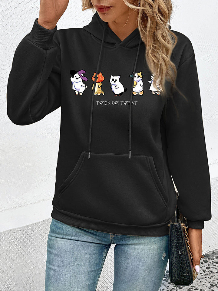 TRICK OR TREAT Long Sleeve Hoodie