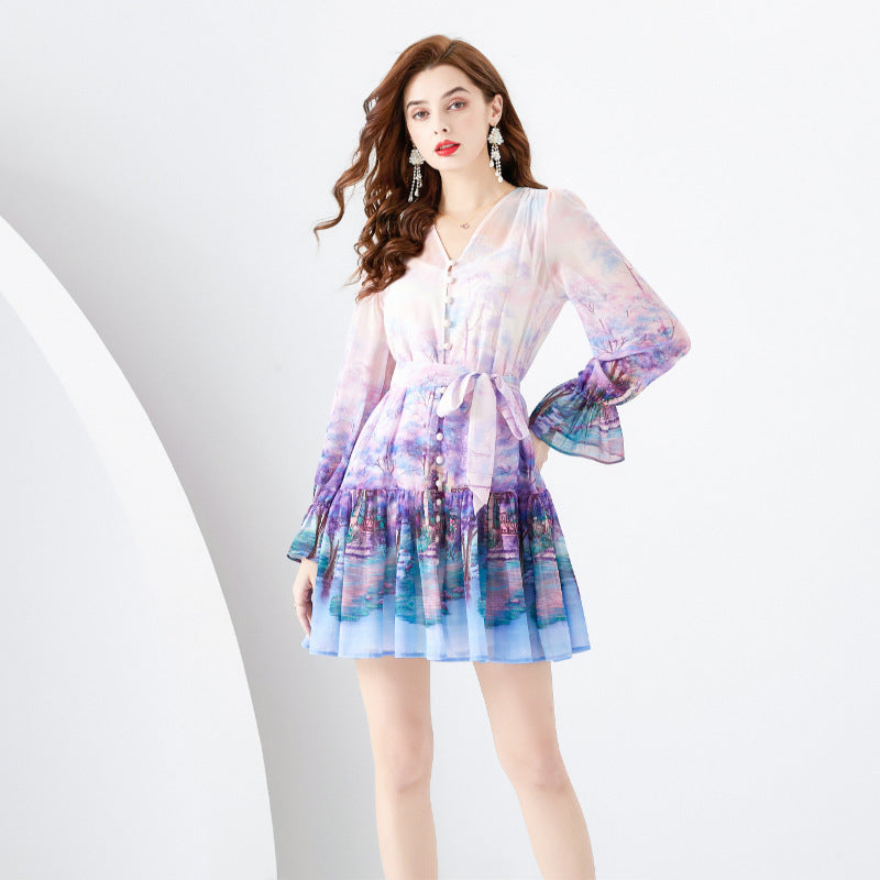 Flowers Series Advanced Sense Dress