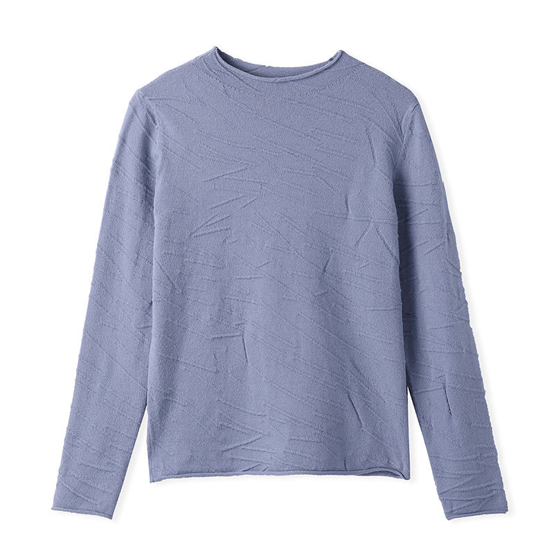 Solid color long sleeve bottoming sweater