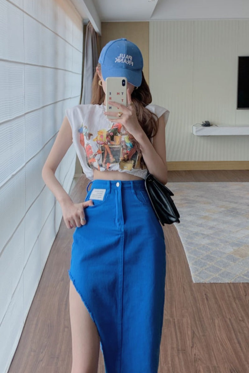 Slim Fit And Slim Design Niche Retro Skirt