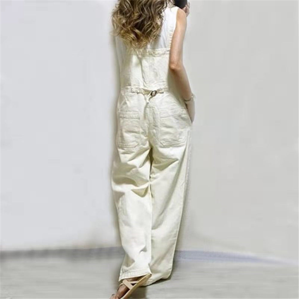 Damen-Freizeithosen, Overalls, Overall-Hosen