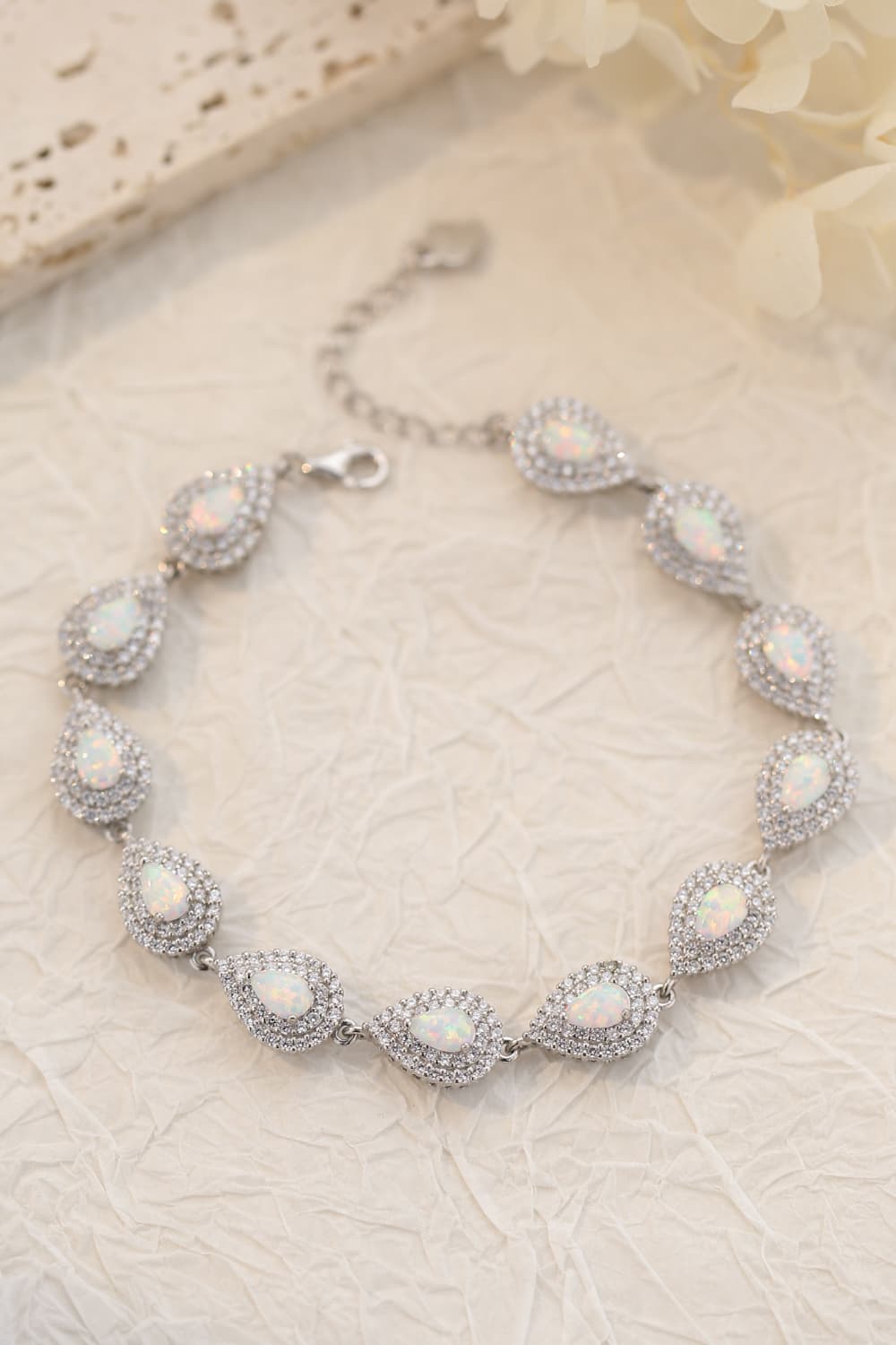 Opal-Armband aus 925er-Sterlingsilber