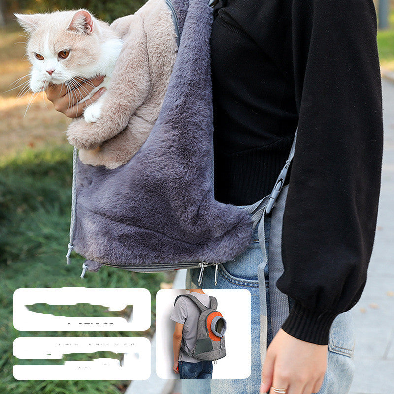 Solid Color Carrying Cat Bag For Dogs Out There