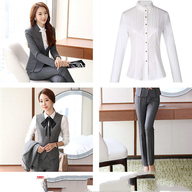 Fashion Slim Ladies Interview Spring And Autumn Small Suit Temperament Sexy