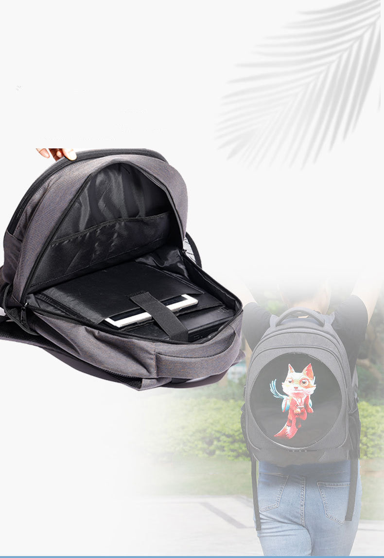 Mobiler 3D-Hologramm-Fan-Rucksack