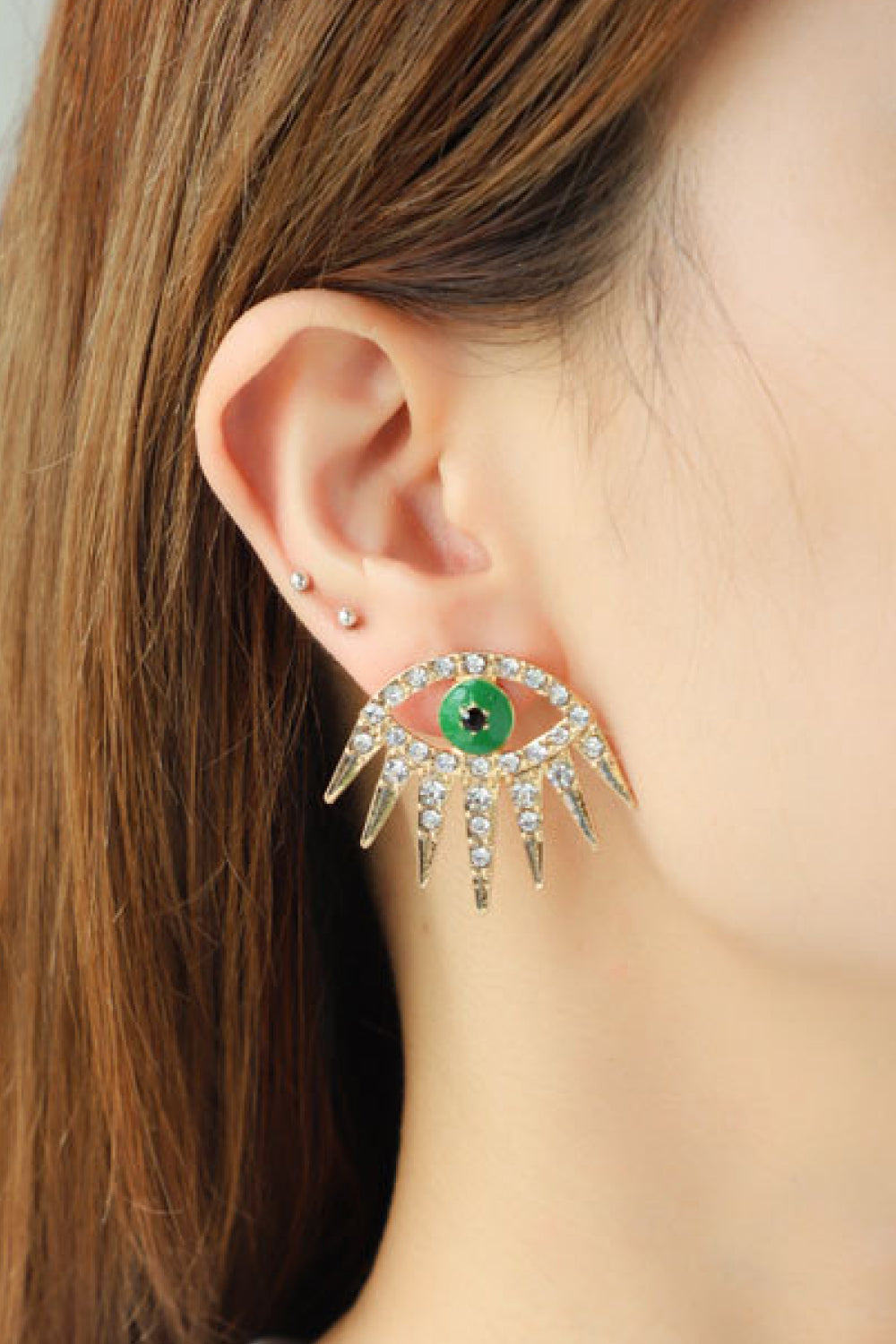 Evil Eye Strass Ohrringe