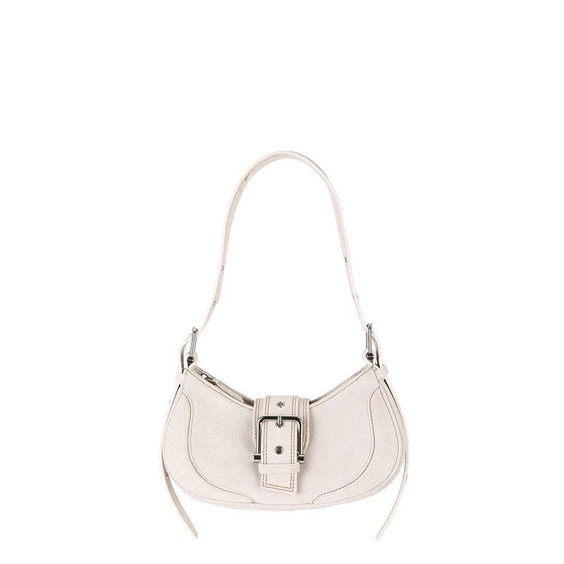 Bolso de hombro retro de piel de vaca nuevo para mujer